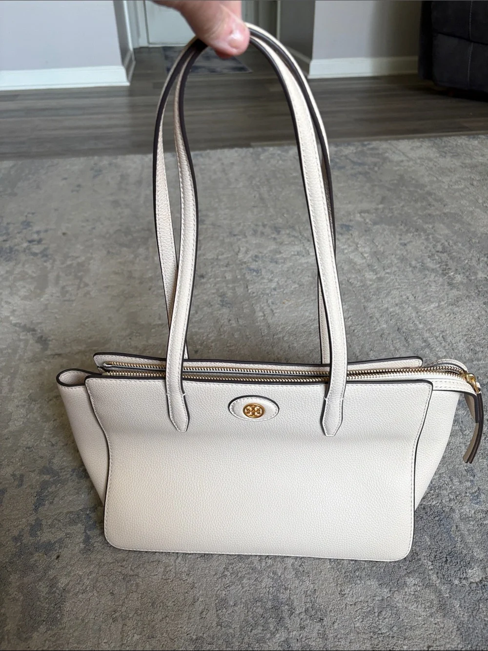 Tory Burch pebbled leather